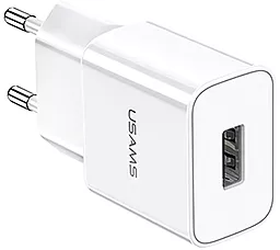 Сетевое зарядное устройство Usams Travel charger (1USB, 2.1A) (US-CC060) White
