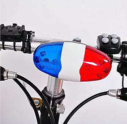 Фонарь велосипедный Luxury XC-325B + Сирена - мініатюра 2