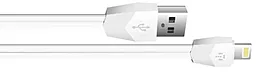Мережевий зарядний пристрій Intaleo TCG242 2USB + lightning cable white - мініатюра 3