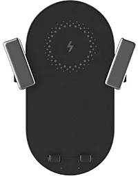 Автодержатель с беспроводной зарядкой Xiaomi ZMi Car Wireless Charger Black 20W (WCJ10) Black - миниатюра 2