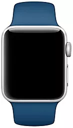 Сменный ремешок для умных часов Apple Watch Ocean Blue - миниатюра 2