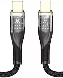 Кабель USB Jellico B20 15W 3.1A 1.2M USB Type-C - Type-C Cable Black