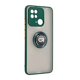 Чохол ArmorStandart Frosted Matte Ring для Xiaomi Redmi 10C Dark Green (ARM68367) - фото Чохол ArmorStandart Frosted Matte Ring для Xiaomi Redmi 10C Dark Green (ARM68367)