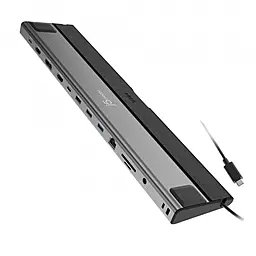 Мультипортовий Type-C хаб J5create 12-in-1 USB3.2 Gray (JCD554-N) - фото Мультипортовий Type-C хаб J5create 12-in-1 USB3.2 Gray (JCD554-N)