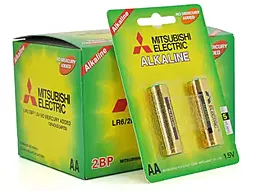 Батарейки Mitsubishi AA / LR6 Alkaline 2шт. (MS / LR6 / 2BP) - фото Батарейки Mitsubishi AA / LR6 Alkaline 2шт. (MS / LR6 / 2BP)