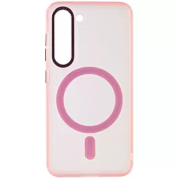Чехол Epik TPU Lyon frosted with MagSafe для Samsung Galaxy S23+ Pink