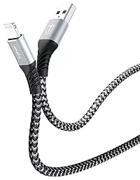 USB Кабель T-PHOX Jagger T-L814 Lightning Cable Gray