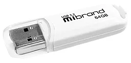Флешка Mibrand USB 3.2 Gen1 Marten 64GB White - фото Флешка Mibrand USB 3.2 Gen1 Marten 64GB White