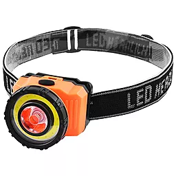 Налобный фонарик Bailong T838-COB(3W)+LED(1W) (3xAAA)
