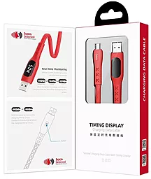 Кабель Hoco S6 Sentinel USB-A - micro USB 12w 2.4a 1.2м cable Red - мініатюра 5 Кабель Hoco S6 Sentinel USB-A - micro USB 12w 2.4a 1.2м cable Red - мініатюра 5