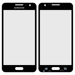 Корпусное стекло дисплея Samsung Galaxy A3 A300 (с OCA пленкой) Black - фото Корпусное стекло дисплея Samsung Galaxy A3 A300 (с OCA пленкой) Black