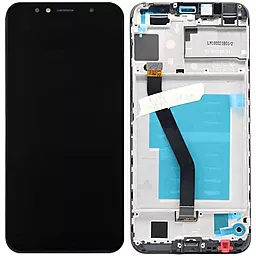 Дисплей Huawei Y6 2018, Y6 Prime 2018, Honor 7C 5.7, Honor 7A Pro с тачскрином и рамкой, оригинал, Black - фото Дисплей Huawei Y6 2018, Y6 Prime 2018, Honor 7C 5.7, Honor 7A Pro с тачскрином и рамкой, оригинал, Black