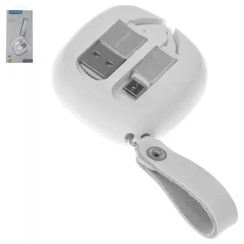 Кабель Konfulon S79 USB-A - micro USB 10w 1м cable White - фото 1