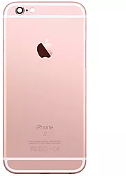 Задняя крышка корпуса Apple iPhone 6S Plus со стеклом камеры Rose Gold