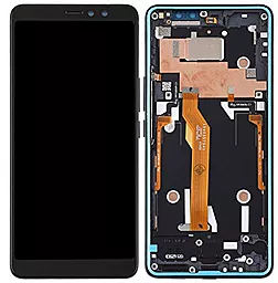 Дисплей HTC U11 EYEs (2Q4R100) с тачскрином и рамкой, Black - фото Дисплей HTC U11 EYEs (2Q4R100) с тачскрином и рамкой, Black