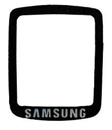 Корпусное стекло дисплея Samsung E730 (внешнее) Black