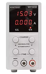 Лабораторный блок питания Masteram MR1503D 15V 3A регулируемый - миниатюра 2 Лабораторный блок питания Masteram MR1503D 15V 3A регулируемый - миниатюра 2