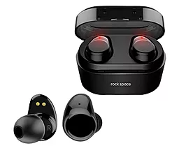 Наушники Rock Space EB30 TWS Bluetooth Earphone Black - фото Наушники Rock Space EB30 TWS Bluetooth Earphone Black
