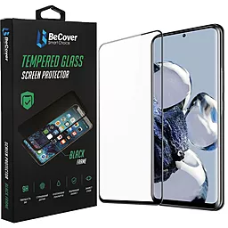 Защитное стекло BeCover для Xiaomi 12T, 12T Pro Black (708558) - фото Защитное стекло BeCover для Xiaomi 12T, 12T Pro Black (708558)