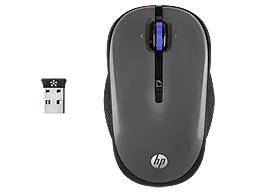 Компьютерная мышка HP X3300 WL (H4N93AA) Grey/Silver - фото Компьютерная мышка HP X3300 WL (H4N93AA) Grey/Silver