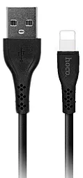 Кабель Hoco DU24 Giraffe Long Pin USB-A - Lightning 12w 2.4a 1м cable Black - фото Кабель Hoco DU24 Giraffe Long Pin USB-A - Lightning 12w 2.4a 1м cable Black