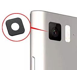Стекло камеры Xiaomi Mi3 Black
