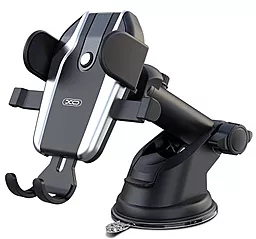 Держатель с автозажимом XO C77 Retractable Suction Black/Silver
