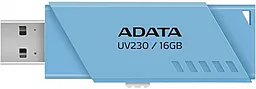 Флешка ADATA UV230 16GB USB 2.0 (AUV230-16G-RBL) Blue - фото Флешка ADATA UV230 16GB USB 2.0 (AUV230-16G-RBL) Blue