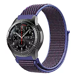 Сменный ремешок для умных часов Nylon Style для Motorola Moto 360 2nd Gen. Men's (705849) Purple