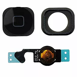Шлейф iPhone 5C с кнопкой меню Home Original Black - фото Шлейф iPhone 5C с кнопкой меню Home Original Black