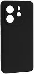 Чехол Silicone Case Luxury для Xiaomi Redmi Note 14 4G EU Black - фото Чехол Silicone Case Luxury для Xiaomi Redmi Note 14 4G EU Black