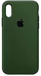 {"ru": "Чехол", "uk": "Чохол"} Silicone Case Full для Apple iPhone X, iPhone XS Atrovirens