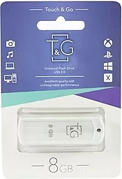 Флешка T&G USB 8GB 011 Classic Series (TG011-8GBWH) White - фото Флешка T&G USB 8GB 011 Classic Series (TG011-8GBWH) White