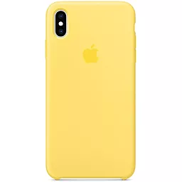 Чохол Apple Silicone Case PB для Apple iPhone XS Max Canary Yellow