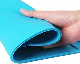 Силіконовий термостійкий килимок для пайки Kaisi  S-170 318x480 мм синій - мініатюра 3
