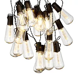 Гирлянда NICHOSI USB Edison Retro S14 20LED, 6 м Warm White - фото Гирлянда NICHOSI USB Edison Retro S14 20LED, 6 м Warm White