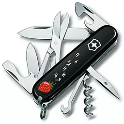Мультитул Victorinox Climber Ukraine (1.3703.3_T1300u) Black Паляница