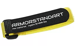 Хомути-органайзери для кабелей ArmorStandart Rew Set 3+3 Black/Yellow (ARM58094) - мініатюра 3