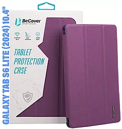 Чехол для планшета BeCover Smart Case для Samsung Galaxy Tab S6 Lite (2024) 10.4" P620/P625/P627 Purple (710816) - фото Чехол для планшета BeCover Smart Case для Samsung Galaxy Tab S6 Lite (2024) 10.4" P620/P625/P627 Purple (710816)