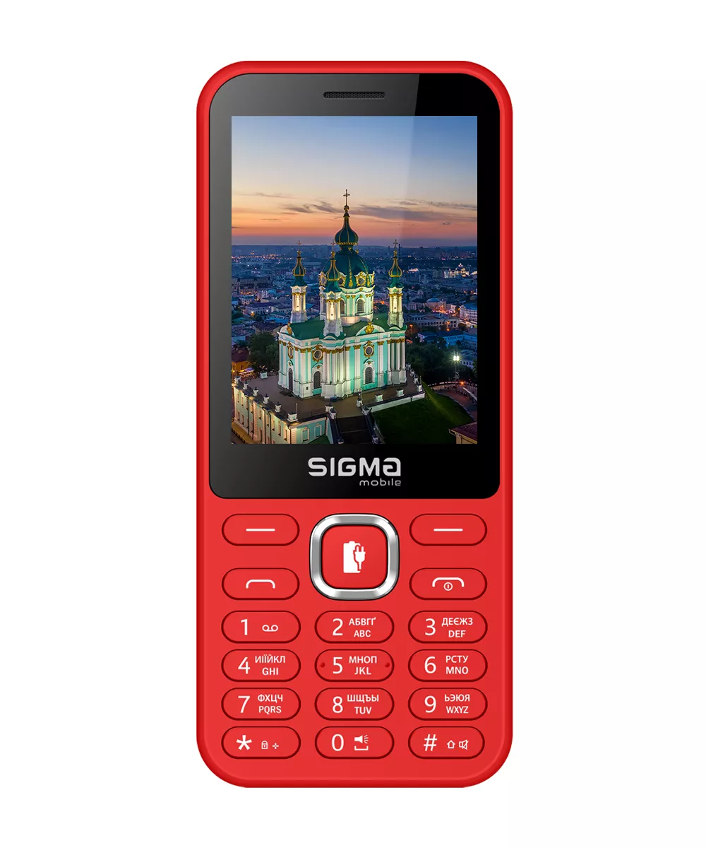 Мобильный телефон Sigma mobile X-style 31 Type-C Power Red (4827798855058) - фото 1