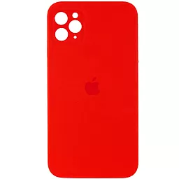 {"ru": "Чехол", "uk": "Чохол"} Silicone Case Full Camera Square для Apple iPhone 11 Pro Max Red