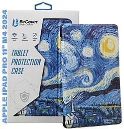 Чехол для планшета BeCover Smart Case для Apple iPad Pro 11" M4 2024 Night (711638) - фото Чехол для планшета BeCover Smart Case для Apple iPad Pro 11" M4 2024 Night (711638)