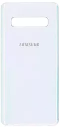 Задняя крышка корпуса Samsung Galaxy S10 2019 G973F Ceramic White - фото Задняя крышка корпуса Samsung Galaxy S10 2019 G973F Ceramic White