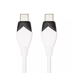 Кабель PowerPlant USB Type-C - Type-C 15w 3a 1м cable White (CA913282) - мініатюра 2 Кабель PowerPlant USB Type-C - Type-C 15w 3a 1м cable White (CA913282) - мініатюра 2