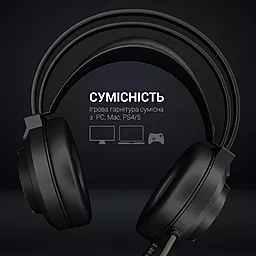 Наушники GamePro HS565 Nitro Black (HS565) - миниатюра 8 Наушники GamePro HS565 Nitro Black (HS565) - миниатюра 8