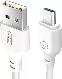 Кабель USB XO NB103 USB Type-C Cable White