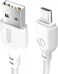 Кабель XO NB103 USB-A - Type-C 10.5w 1м cable White - фото Кабель XO NB103 USB-A - Type-C 10.5w 1м cable White