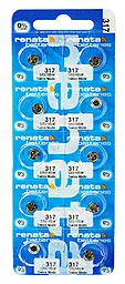 Батарейки Renata SR516SW (317) 10шт 1.55 V