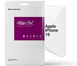 Гідрогелева плівка ArmorStandart Anti-Blue для Apple iPhone 16 (ARM80741) - фото Гідрогелева плівка ArmorStandart Anti-Blue для Apple iPhone 16 (ARM80741)