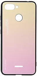 Чохол BeCover Gradient Glass Xiaomi Redmi 6 Yellow-Pink (703583)